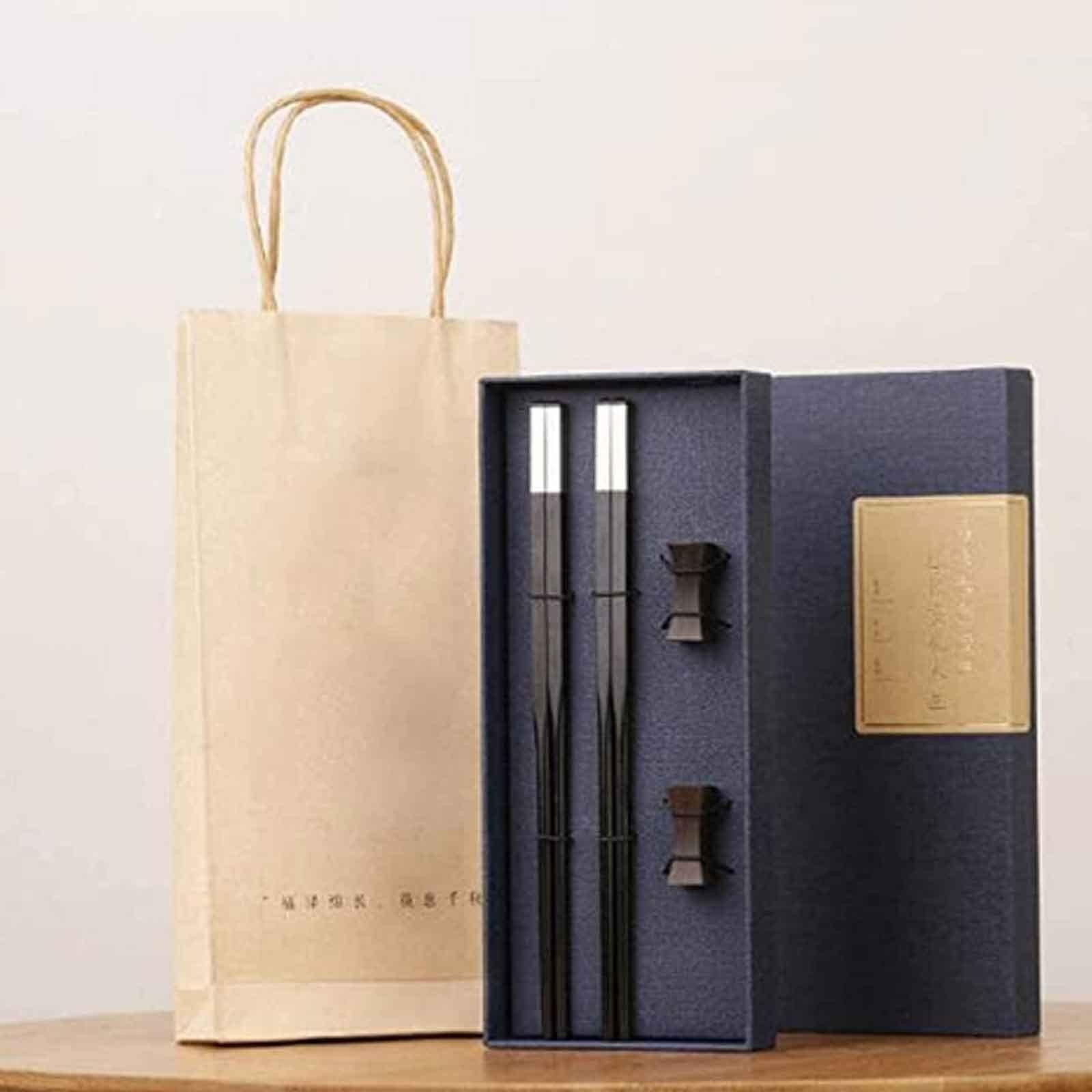 Baguettes réutilisables, lavables au Lave-Vaisselle, Style coréen, Lot de 2 Paires, pour Voyage, Chinoises, coréennes et japonaises
