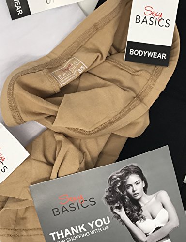 Image of Sexy Basics Women's Cotton Stretch Active Slip Shorts | 3 Pack & 6 Pack Boy Short Boxer Briefs