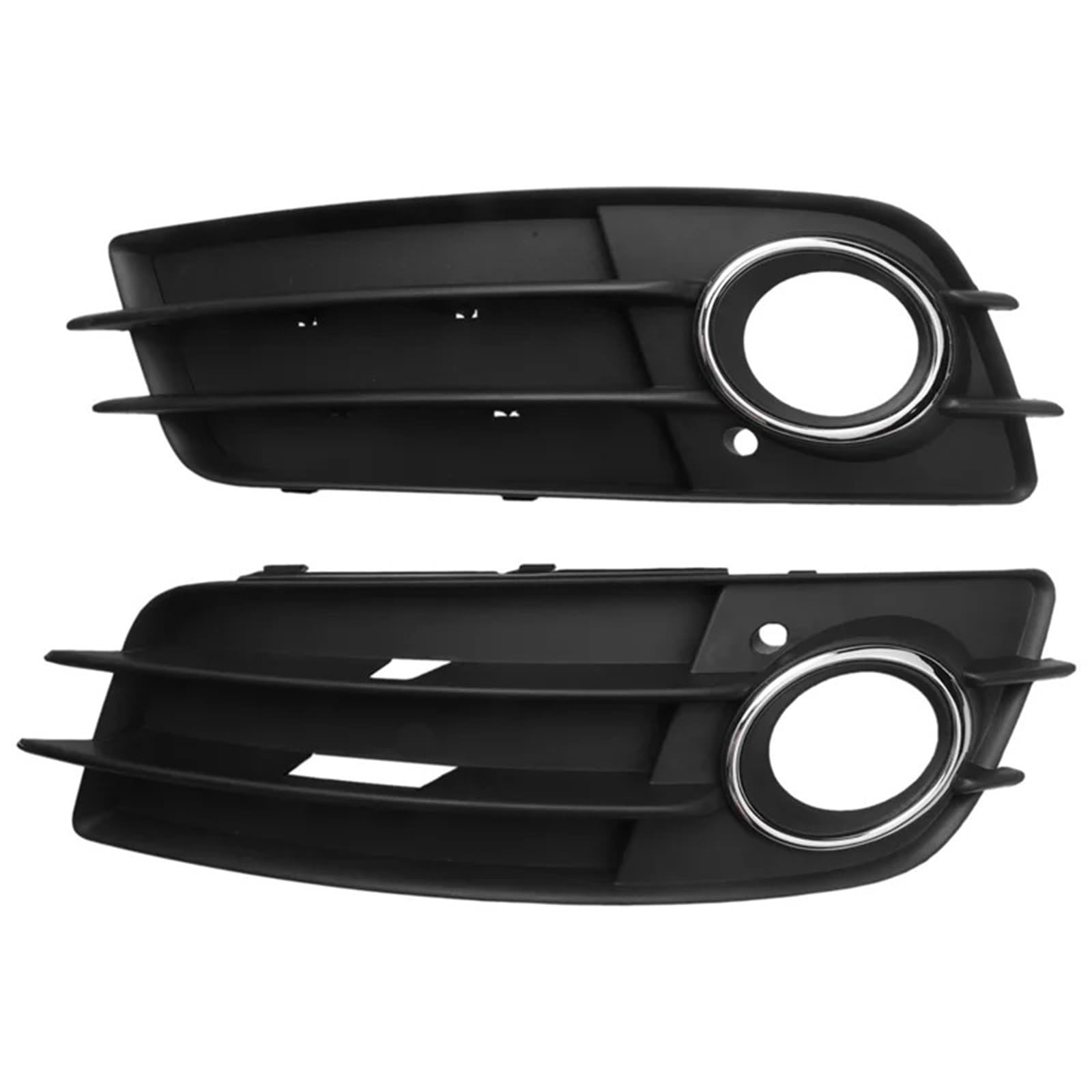 1 paio di griglia di copertura della griglia della luce fendinebbia del paraurti anteriore compatibile con Audi A4 S-LINE S4 2008-2012 8K0807681C 8K0807682C
