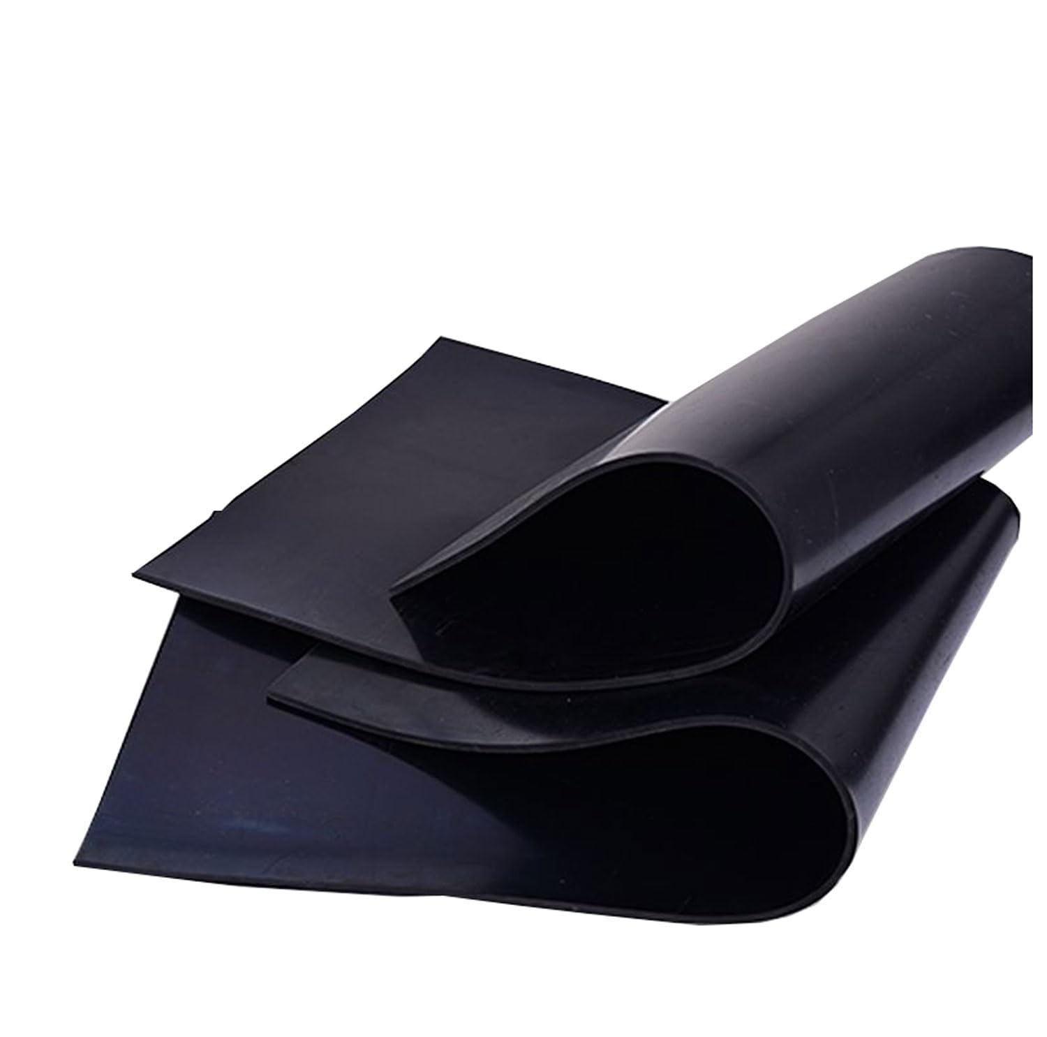 Gummiplatte Neopren Schwarz 50x50cm Zuschneidbar für Heimwerker
