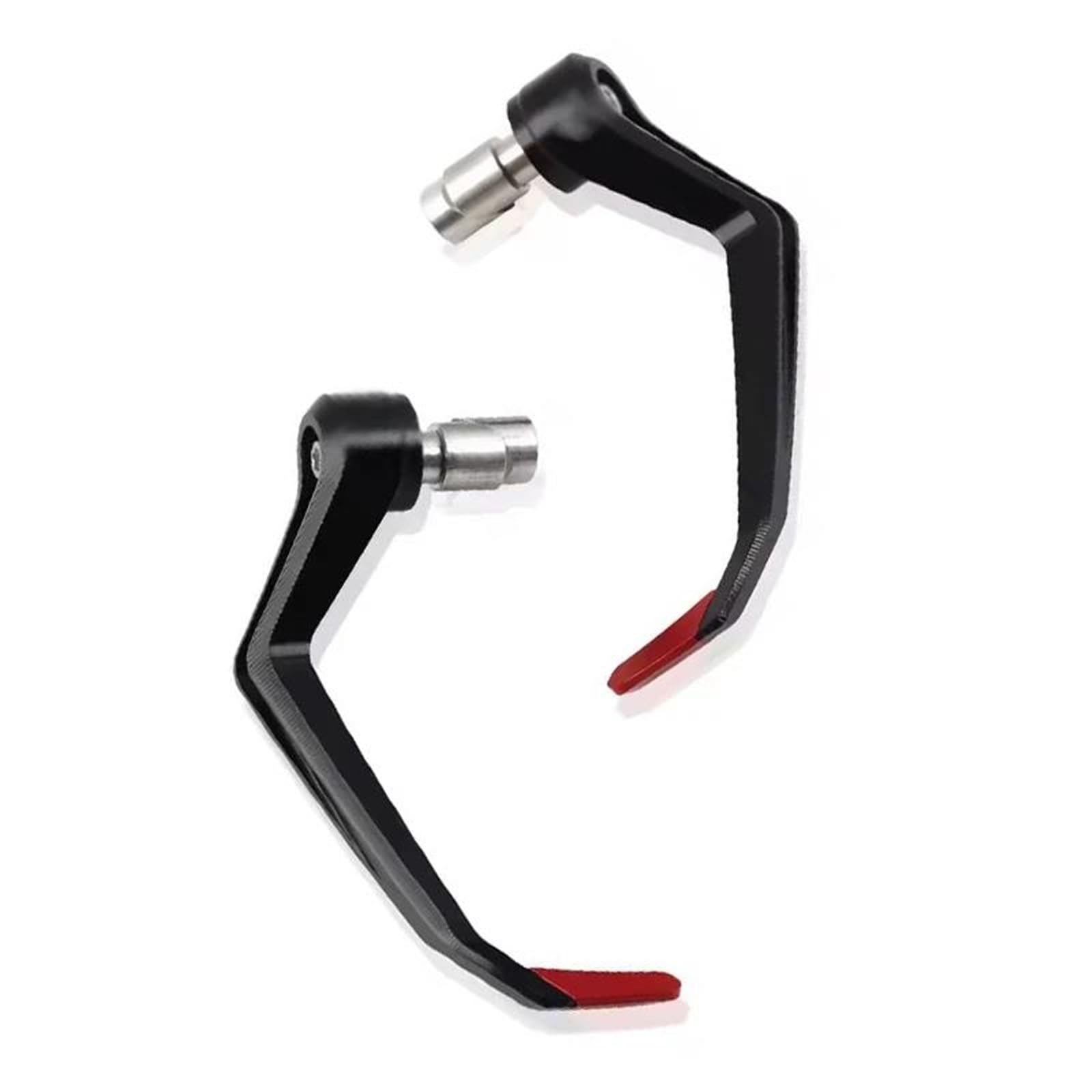 HIZORB Handguards for Panigale V2 V4 SP S V4S V4SP Motorcycle Accessories Levers Guard Brake Clutch Handlebar Protector(Black- Silver)