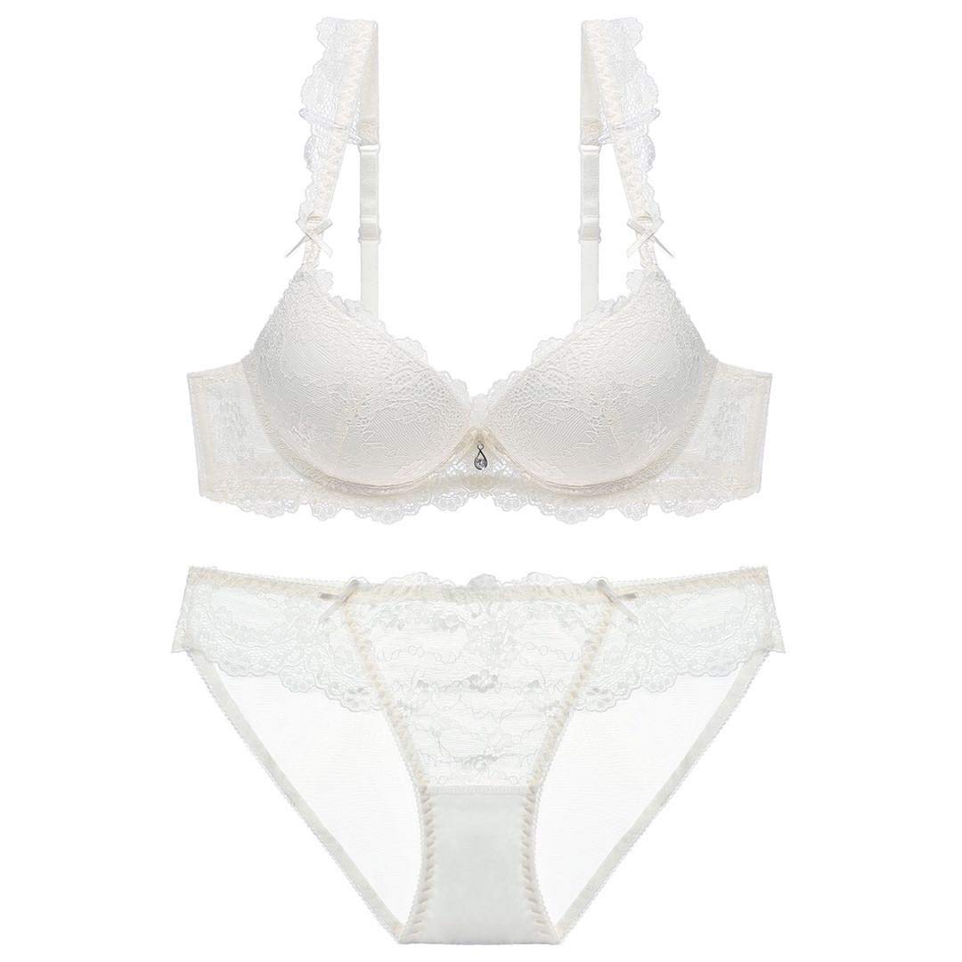 Damen Spitzen Push Up BH Unterwäsche Sets