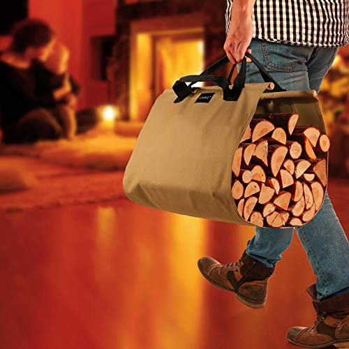 TJ.MOREE Portaoggetti per camino, con porta