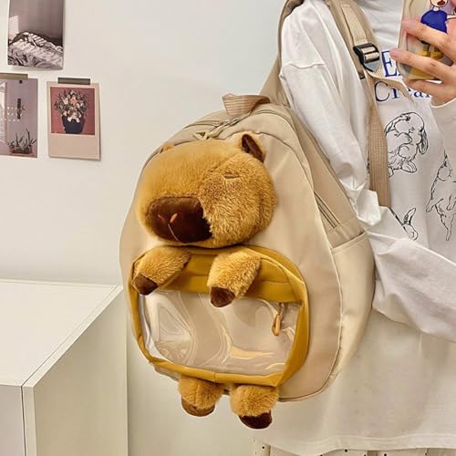Sac à dos capybara pour filles léger contre le mal de dos - 5