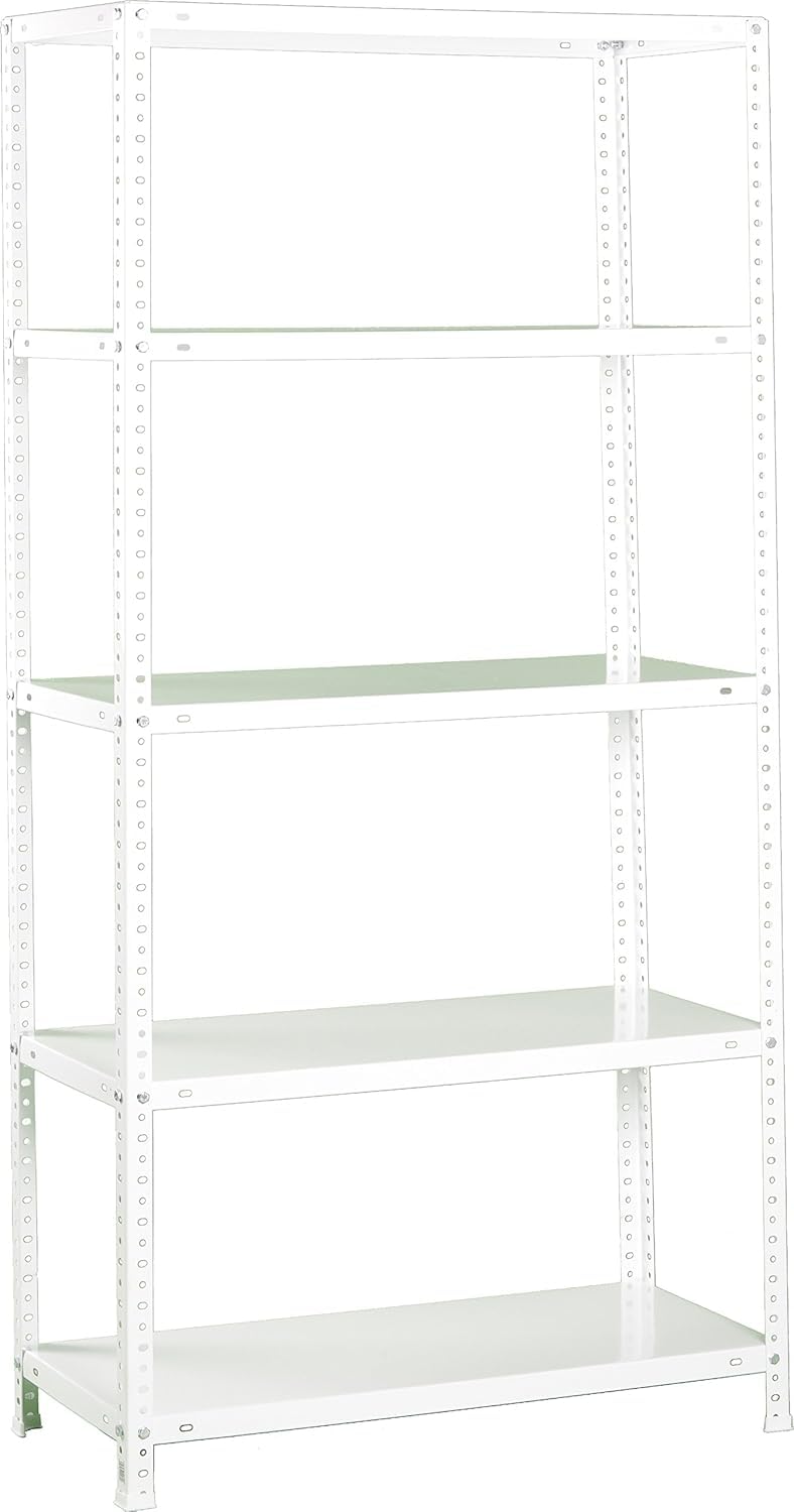 Estantería metálica Simonrack Comfort 5/300 100 kg blanco 90 x 30 x 180 cm