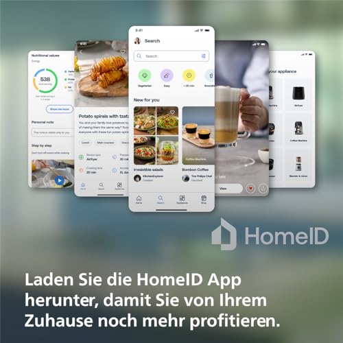 Philips Airfryer Zubehör für 7.2L Heißluftfritteuse, Grill-Kit, Grillplatte und 6 Spieße, HD9959/00