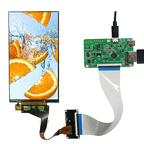 Image of VSDISPLAY 5.5'' 1440x2560 LCD Screen LS055R1SX04 with MIPI Controller Board | Fit for AR /VR /HMD /3D Printing 5.5'' Replacement Display Panel