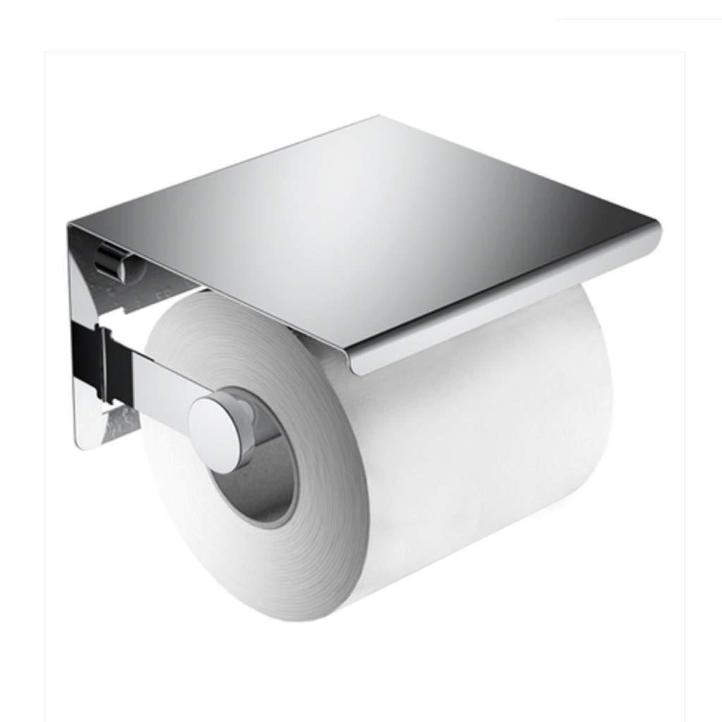 Uchwyt na papier toaletowy 304 ze stali nierdzewnej Podwójny uchwyt na papier toaletowy Tacka na papier toaletowy z bezpłatnym dziurkaczem Toaleta łazienkowa Uchwyt na telefon(