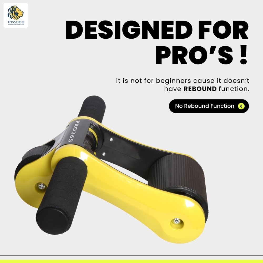 Buy Now Pro365 Premium Travel Abs Roller Gym Equipment Ab Wheel Anti