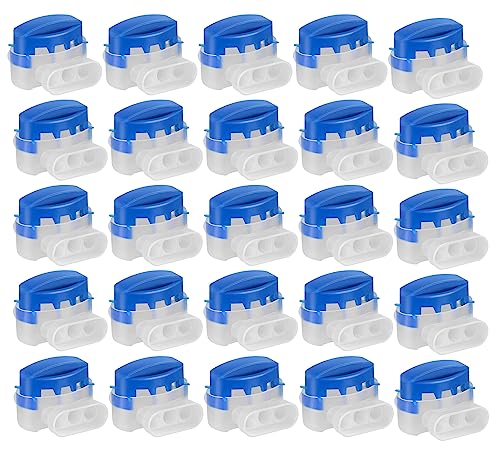 Emwel 25 Stück Mähroboter Kabelverbinder für Mähroboter, Wasserdicht Anschlussklemmen Kabelklemmen, Verbindungsklemmen Kabel für Rasenroboter Rasenmäher Automower Garten Outdoor