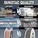 Sunstac .030 MIG Welding Wire - 10LB ER70S-6 Carbon Steel Solid Core MIG Wire, Copper Coated, Low Splatter & High Deoxidizer