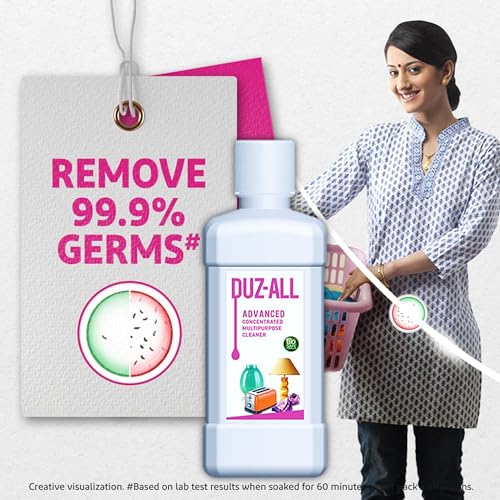 Image of Discover Duz All Multi-Purpose Floor Cleaner by Modicare Advanced Formula Concentrated Cleaning Power Biosafe for Clothes Cleaning Products NORTHWOODS
