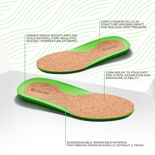 Plantillas Bio-Foam Removibles con Corcho Verde para Hombre miniatura 3