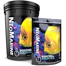 Brightwell Aquatics - NeoMarine Marine Salt Blend for Reef Aquarium - Fish Tank Starter Aquarium Salt - Aquarium Water Treatments, 16-GAL