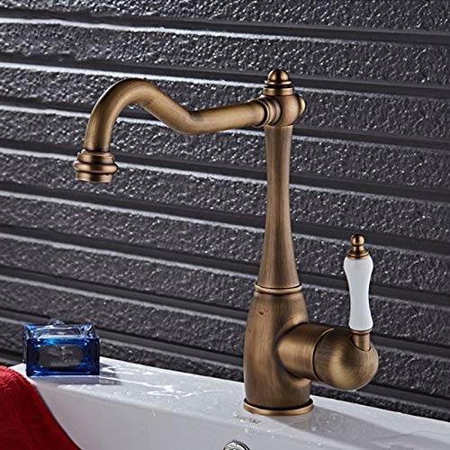 Torneira cozinha robinet de cuisine en bronze, grue d'eau et mitigeur pour évier