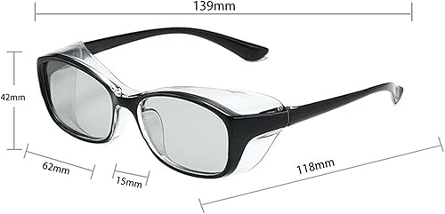 Miniatura 5 de Seguridad polarizada transición fotocromática gafas de sol trabajo seguridad anti polvo protección gafas para hombres mujeres