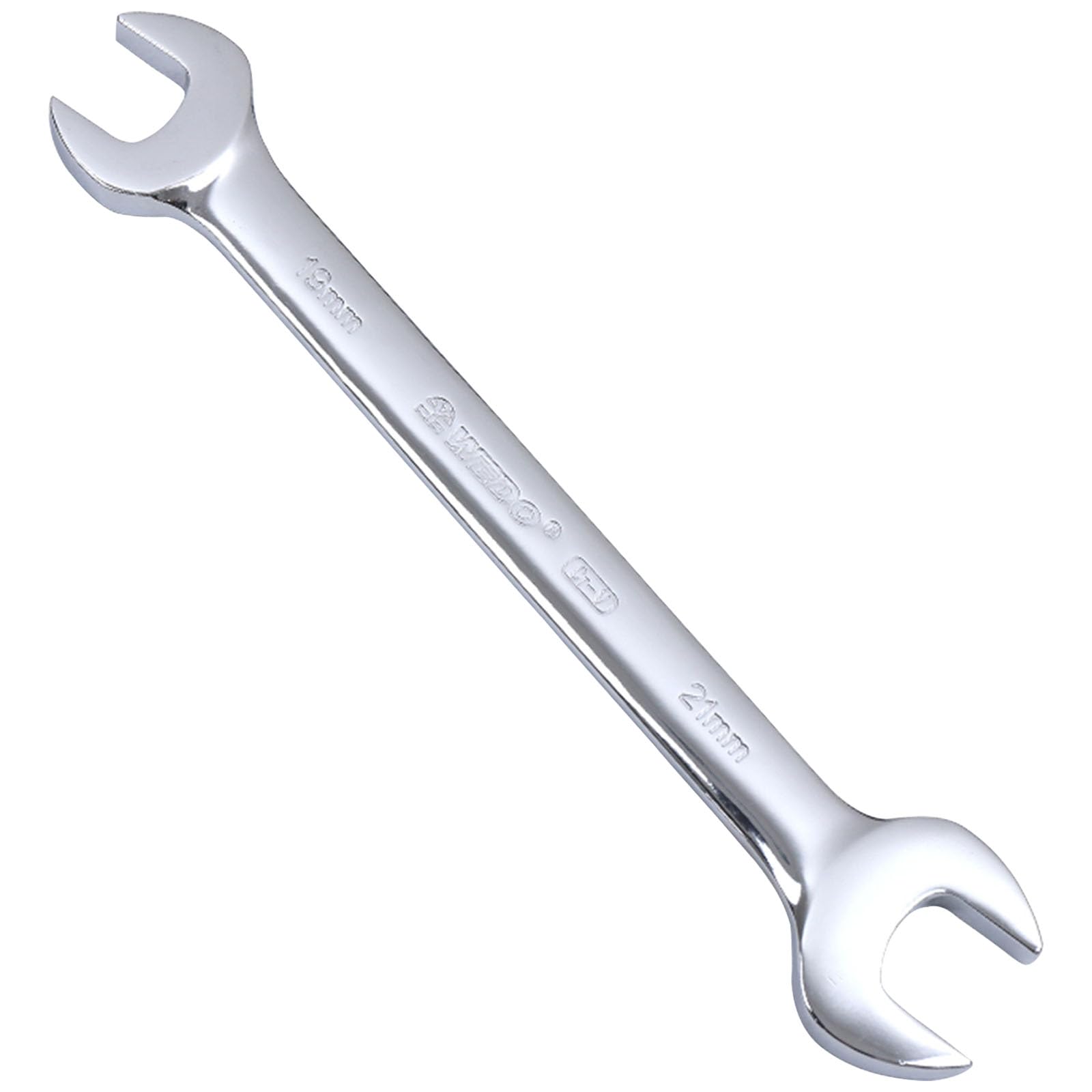 WEDO Double Open End Wrench, Open Ended Spanner, Metric, CR-V, Size 27 * 30mm,Length 298mm,15-Degree Offset,Corrosion Resistant, One-time Die-forged,Polished Smooth Surface