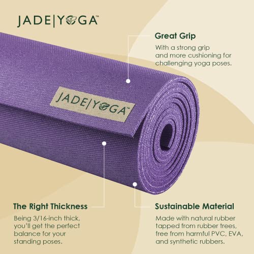Jade Yoga Harmony mat, Purple – Image 4