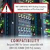 Kit A-Tech 64GB (2x32GB) DDR4 2666MHz PC4-21300 ECC RDIMM 2Rx4 de doble rango 1.2V ECC registrado DIMM 288 pines para servidor y estación de trabajo (Serie Enterprise de A-Tech) 6