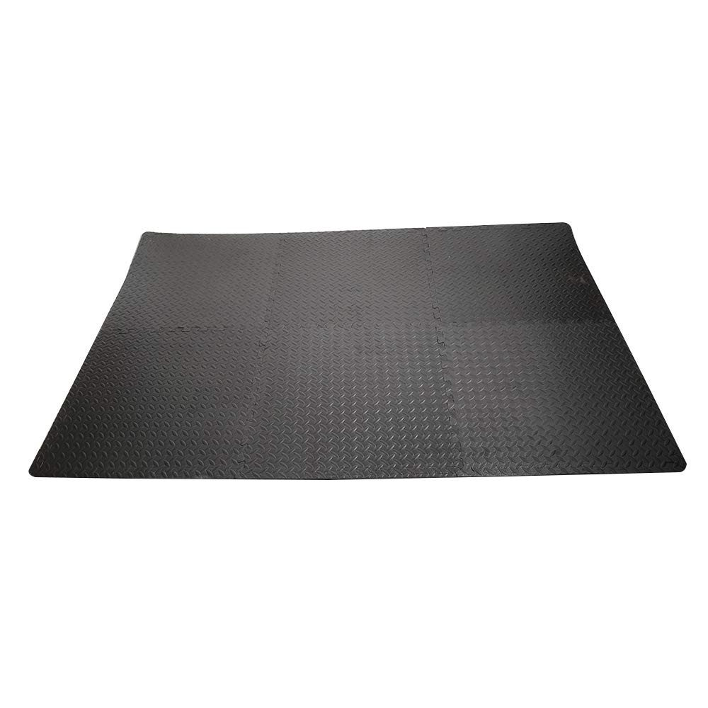 Lot De 12 Tapis De Sol En Mousse 60x60x1.2 Cm - Protection Sol, Yoga, Fitness - Welebar