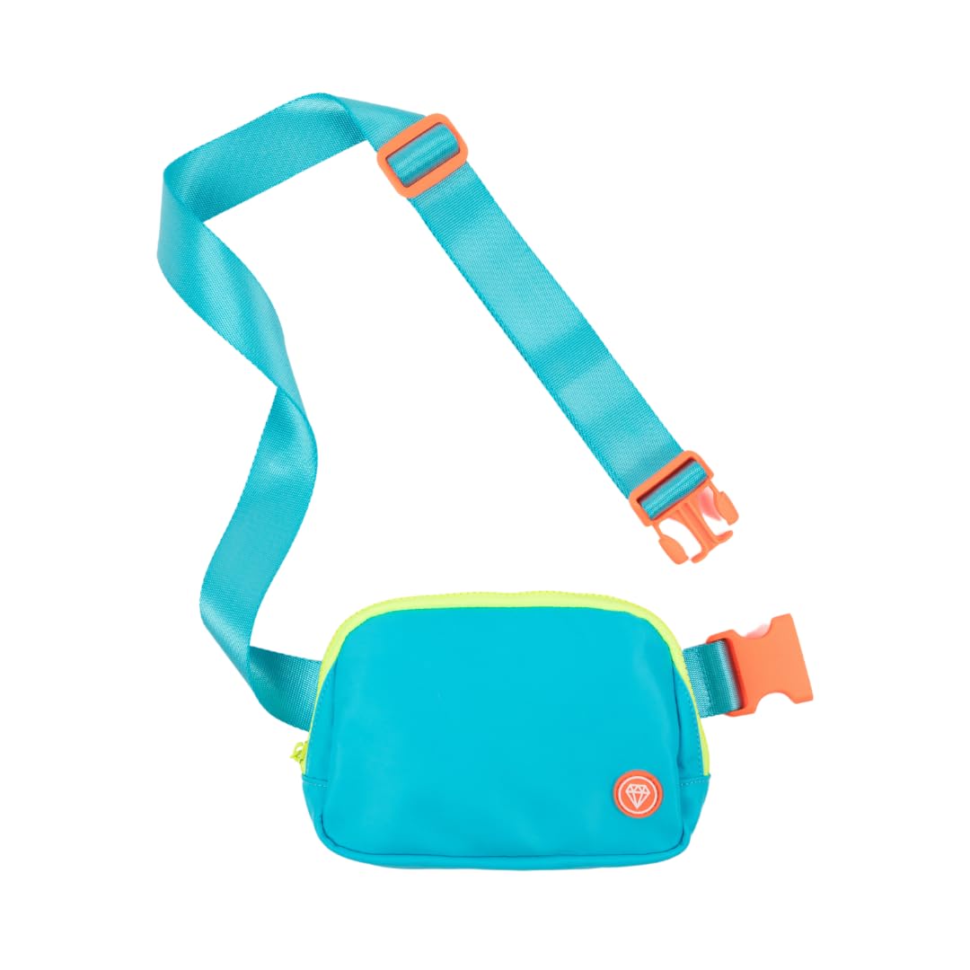 Rubina Anywhere Belt Bag | Crossbody & Chest Bag for Women & Men | Unisex Hip Waist Pack for Hiking, Workout, Running, Traveling, Festivals |