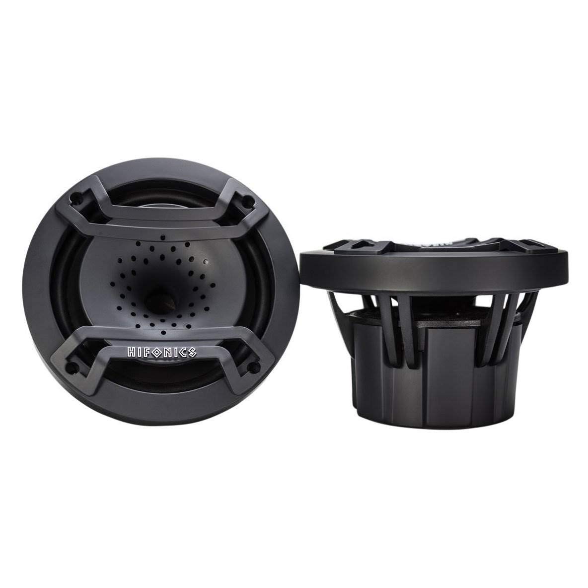 Hifonics TPS-CX65 6.5 inch Compression Horn Speaker in a Compact Enclosure, Pair (Black)