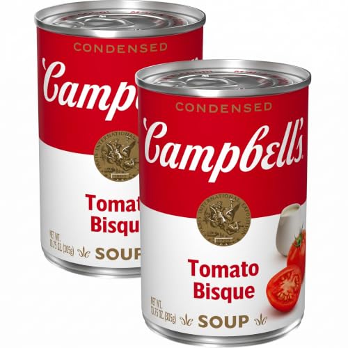 Campbell's Condensed Tomato Bisque Soup, 10.75 oz Can (Pack of 2)
