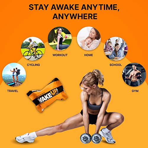Image of WAKE UP! Caffeinated Protein Bites - VALUE PACK - 6 Cartons (48 Bites) 3 Cinnamon Crunch & 3 Dark Chocolate Proprietary Blend with 175mg Caffeine (1 Bite = 1.5 Espressos) Boosts Focus & Clarity - Gluten-Free, Vegetarian, Kosher