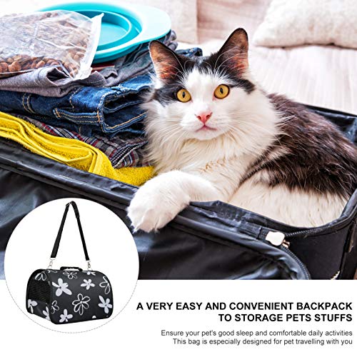 Balacoo Bolsa para transporte de animais de estimação, portátil, para gatos, mochila ajustável para