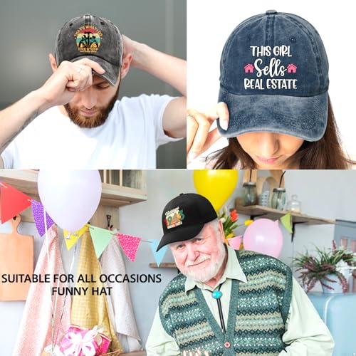 Image of Vintage Country Adjustable Cotton Cap for Women | Funny Printed Outdoor Hat, Ideal Birthday Present