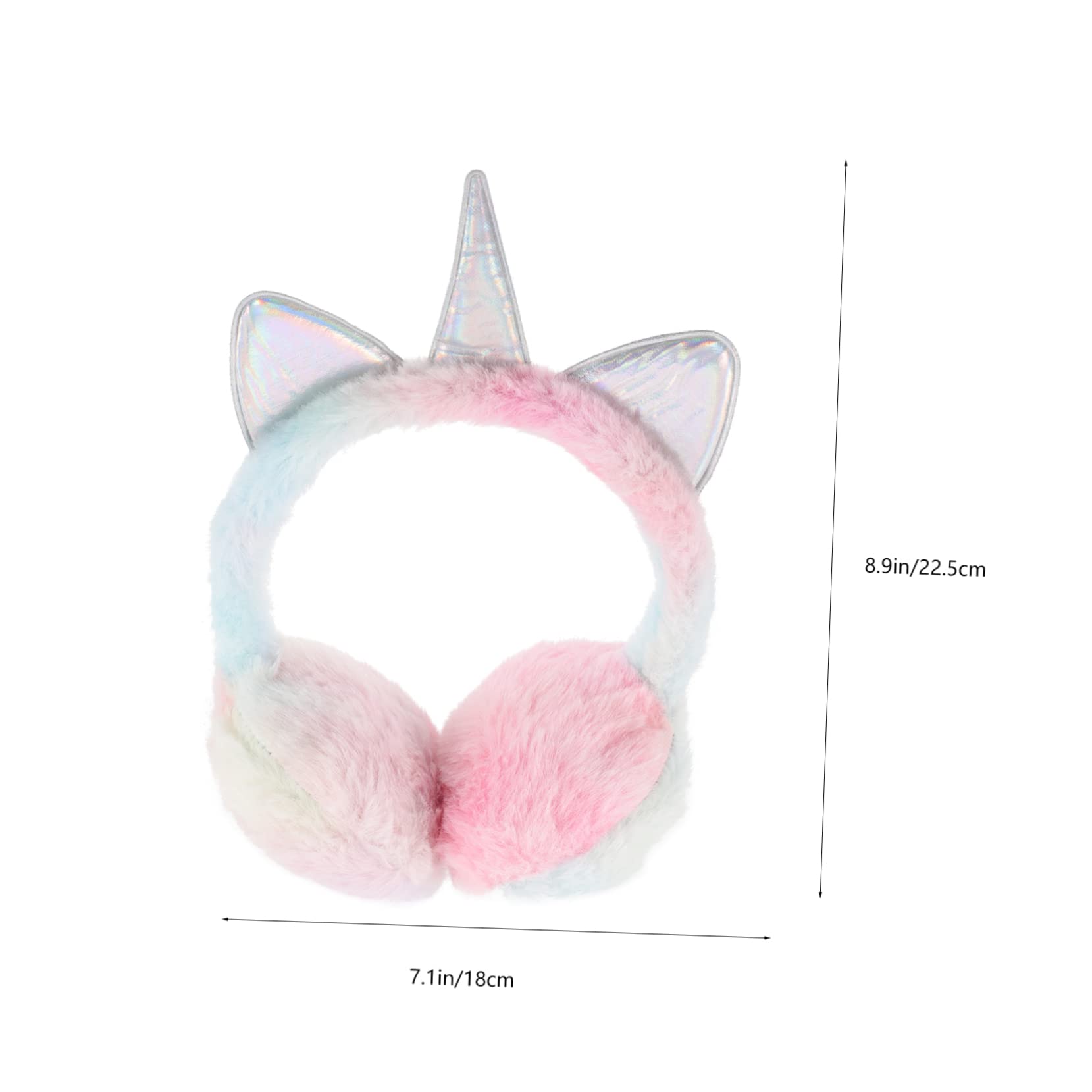 Beaupretty Portable Unicorn Ear for Cozy Winter Ear Cover Cute Ear Warmer with Sparkling Design Winter Accessory for Durable and Warm Ear Protection
