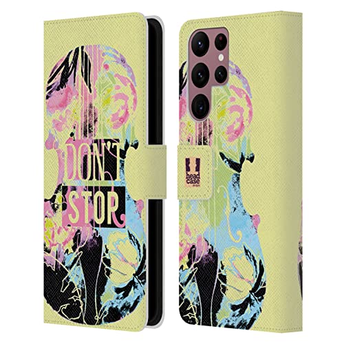 Housse Cuir Samsung Galaxy S22 Ultra 5G Violon Étui Portefeuille Head Case Designs