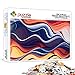 Puzzle 1000 Pieces Vagues colorées Puzzle Casse tête Enfant Jeu de Cerveau Puzzle en l'entraînement cérébral des Enfants et des Adolescents