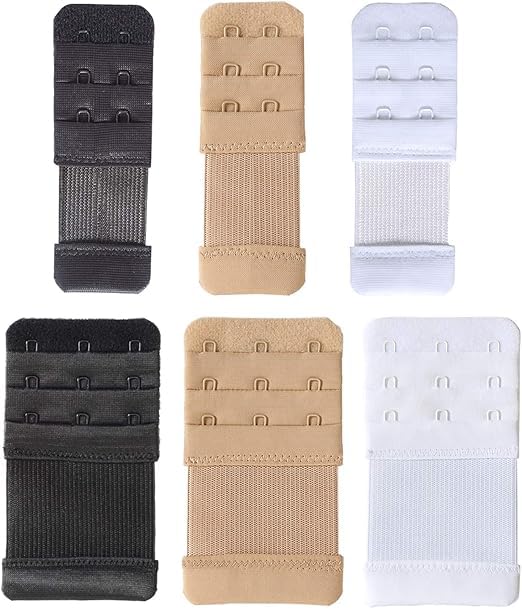 Elastic Bra Strap Extender For Women | Adjustable Extension for Bras Comfort Fit | Bra Accessory for Support and Convenience | Soft Stretchable Bras Extender Material (Multi-Color, Pack of 6)-image-9