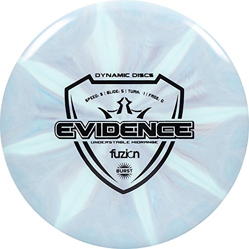 Dynamic Discs Fuzion Burst Evidence Midrange Golf Disc [Colors May Vary] - 173-176g
