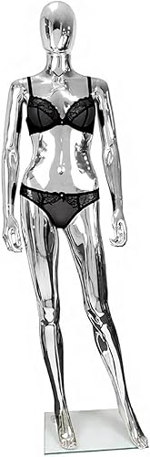 Maniquí de traje de cuerpo completo para mujer de 70 pulgadas con articulaciones ajustables, equipado con soporte y base, adecuado para tiendas de