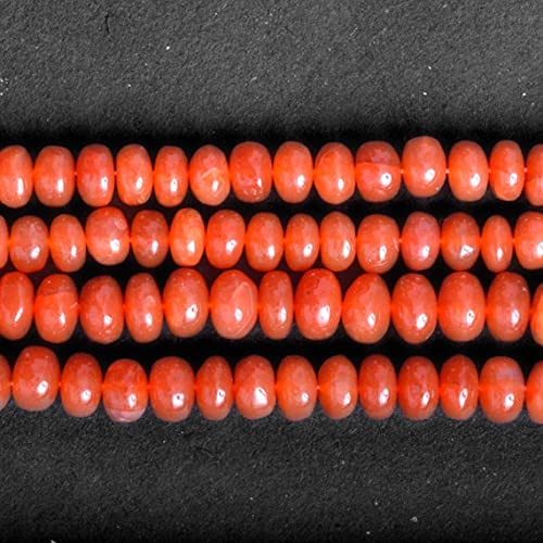Carnelian Plain Beads en cornaline véritable 6-8 mm LKBEADS de qualité supérieure