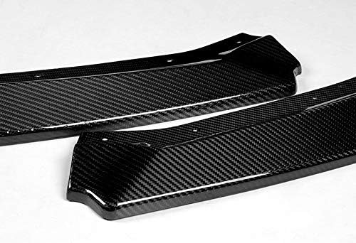 HYPERSPEED 100% Real Carbon Fiber Front Bumper Spoiler Lip 3PCS CS-Style Fit for 2013 2014 2015 2016 Scion FR-S Fit for Toyota 86, Car Mods Accessories Replacement Assembly, Air Chin Body Kit Splitter