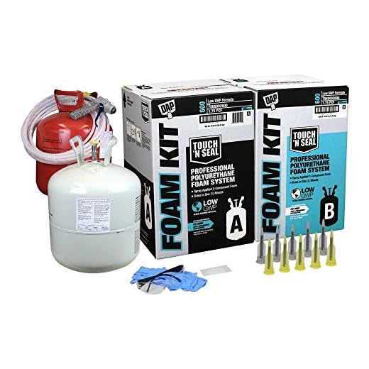 DAP 7565002600 Touch 'n Seal 600 BF Low GWP 1.75 PCF FR ICC Closed Cell Spray Foam Insulation Kit with Pre-Connected Hoses
