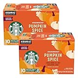 Starbucks Limited Edition Flavored Coffee K-Cups, Pumpkin Spice, 10 CT (Pack of 2)