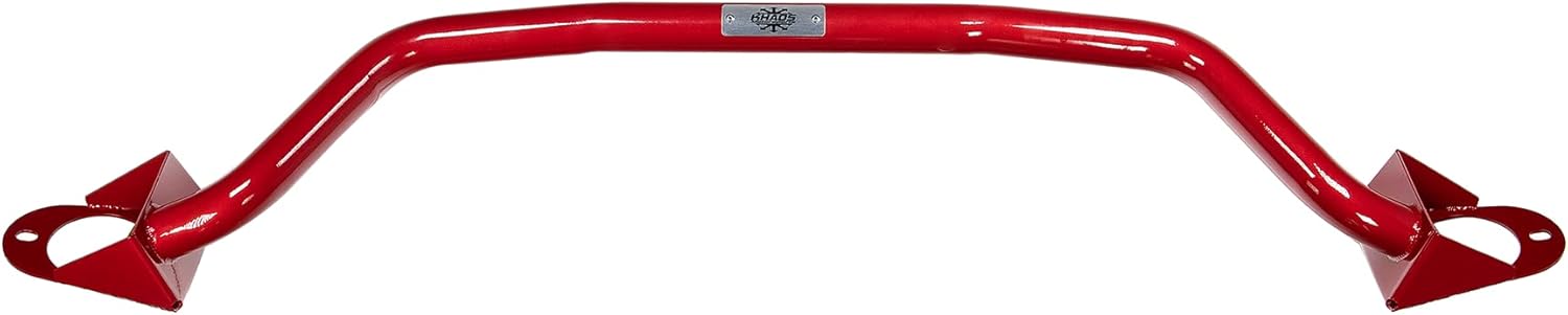 Front Strut Tower Brace (fits) Dodge Challenger Charger Magnum 300 (Non Shaker) (Redline Red PRY)