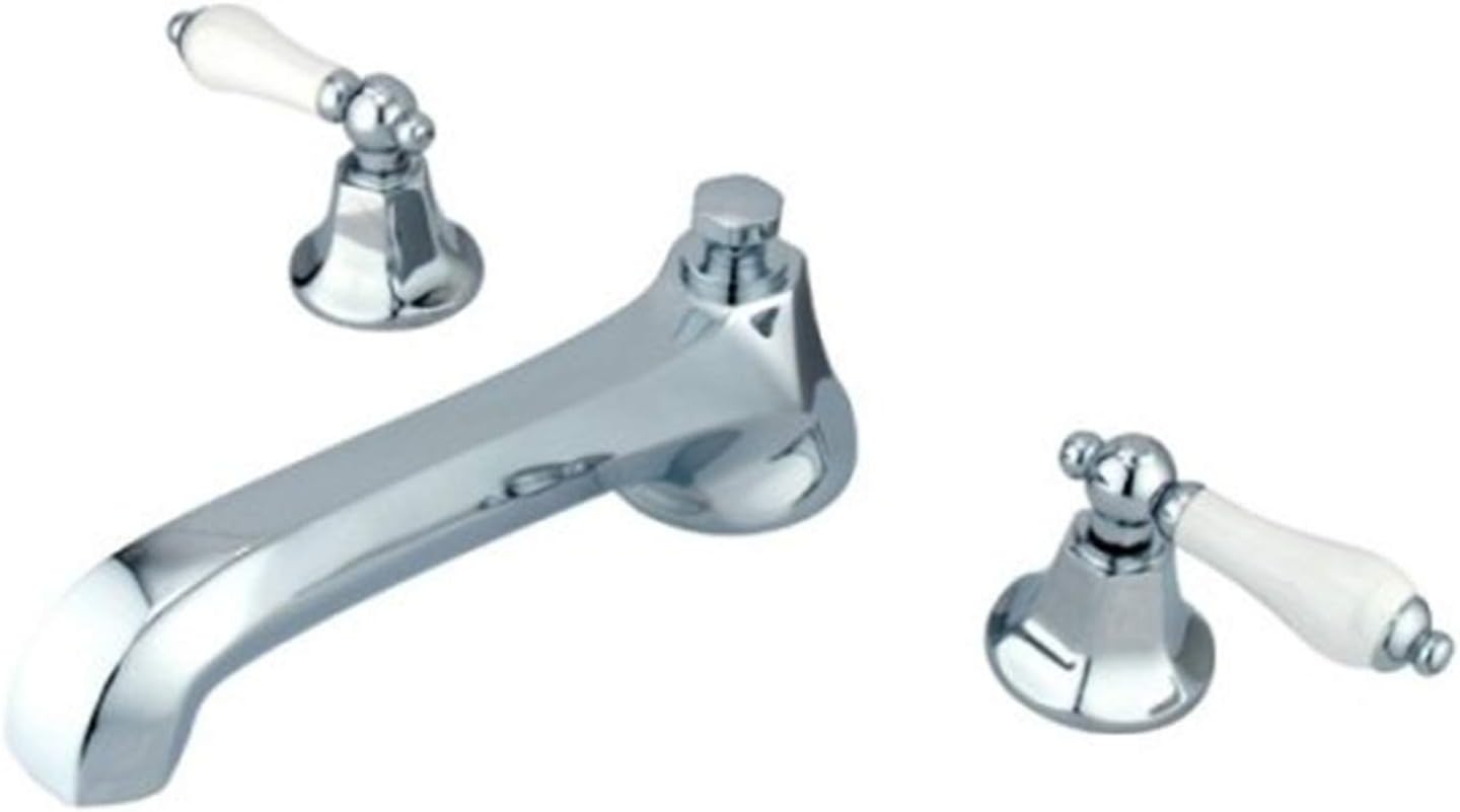 Kingston Brass KS4301PL Metropolitan Roman Tub Faucet, Polished Chrome