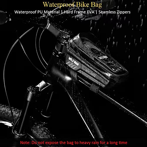 Wild Man E12 Bike Bags For Bicycles, Bike Accessories For Cycling Gifts For Men, Bicycle Bike Phone Holder Mount thumb #2