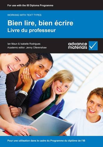 Bien lire, bien écrire Teacher's Book (French Edition)