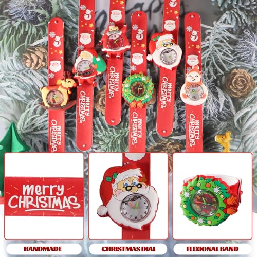 Kids Watches for Girls, Slap Wrist Watch Kids Analog Watches for Stocking Stuffers, Waterproof Silicone Children Wrist Watches Birthday Christmas Gift for Over 3 Years2