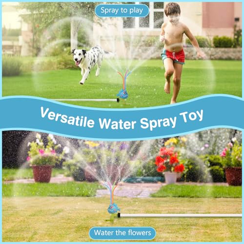 MoKo Dinosaur Water Sprinkler for Kids, Toddler Outdoor Toys for Backyard - image 6