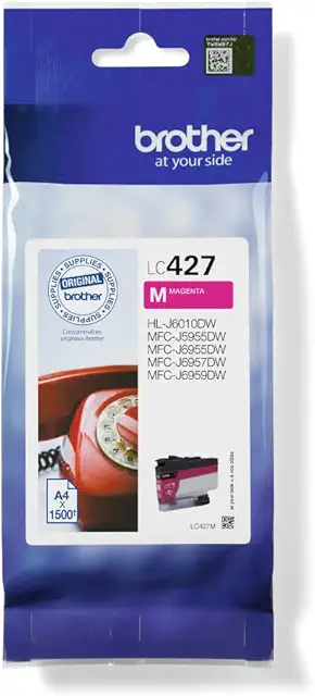 Cartuccia Inkjet Brother LC427M Magenta Originale, fino a 1500 pagine