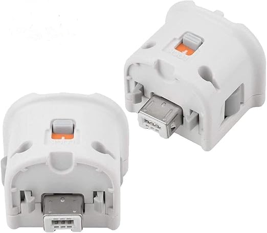 Wii Motion Plus Adapter for Original Wii Remote Controller(Pack of 2) (White)
