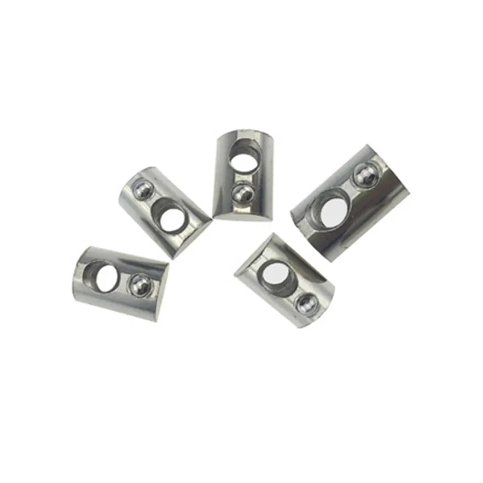 T-Muttern Gleitschlitz-T-Muttern, T-Slide Elastische Kugelmutter M3-M8 2020 3030 Serie Aluminiumprofil Packung mit 20/50 Stück(30-M6 20pcs)