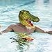 CAFELE Alligator Mask Crocodile Costume Halloween Animal Real Predatory Aquatic Reptile Latex Helmet Props for Adult Carnival Party